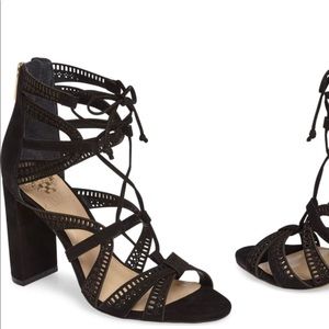 Vince Camuto Mindie Ghillie Sandal - Black